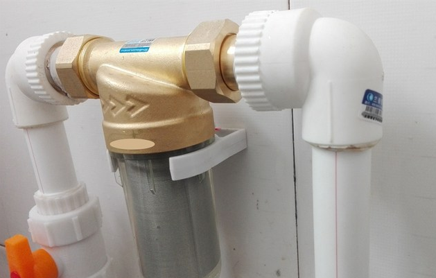 接管連接前置過濾器示意圖，一進(jìn)一出方便連接和過濾！