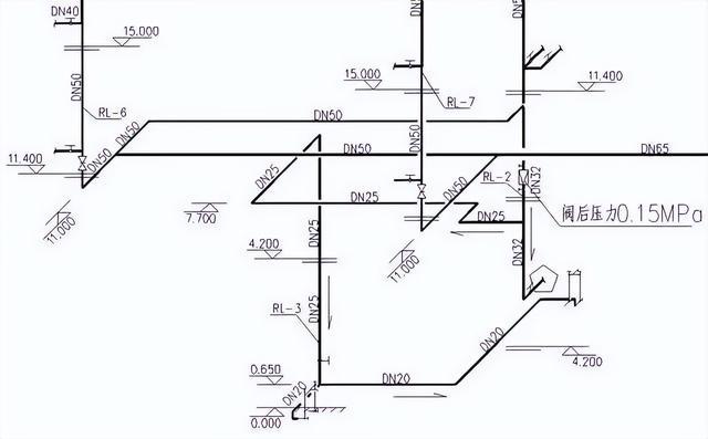 三層熱水回水系統(tǒng)圖實(shí)例施工，連十層圖紙都有！快快學(xué)習(xí)一波！